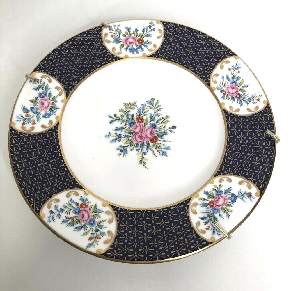 Royal Worcester Vtg 1994 Chamberlains Rose Accent Salad Plate Decor Wall Hanger